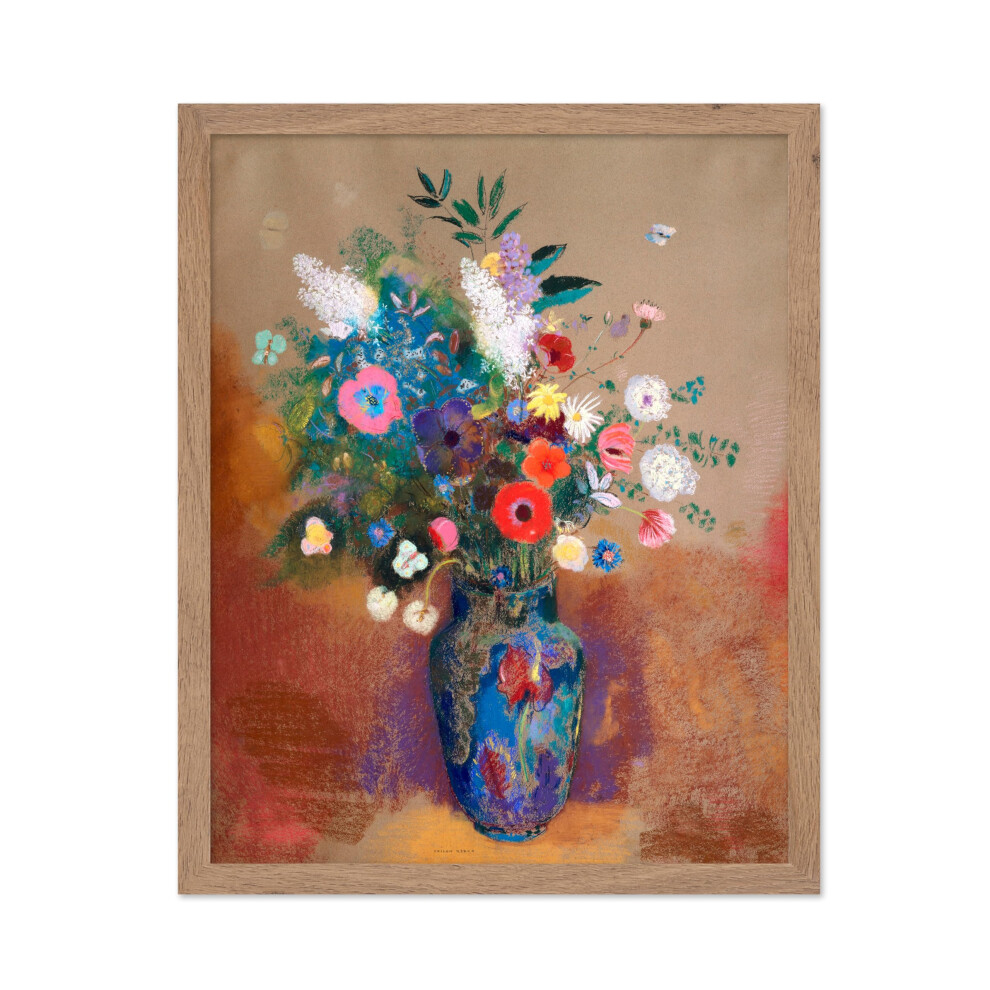 Poster Master Affiche botanique vintage - Impression impressionniste r   tro - Cadeau pour ami artiste - Bouquet de fleurs Nature morte florale col