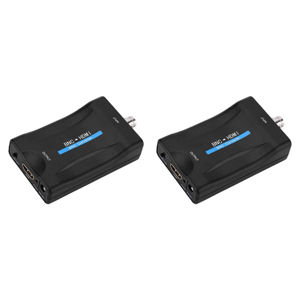 2X Bnc To Converter Adapter Female Cvbs Coax 1080P Output Hdcp Hook Security Camera Dvrs Surveillance 4853284718279