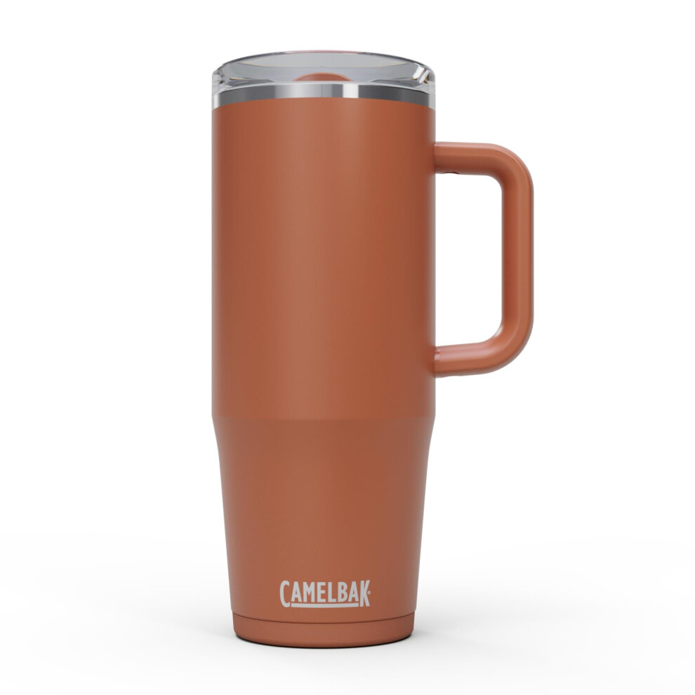 CamelBak Thrive Leak-Proof 32 oz Mug  Insulated Stainless Steel - For travel  coffee  tea  hot beverages - Spill Proof Cup-holder Compatible  Sierra R