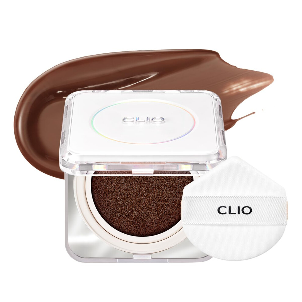Clio Professional Clio Kill Cover Founwear Cushion Foundation - Korean Makeup Full High Coverage Airy Satin Finish Skin Fit 40C Mocha