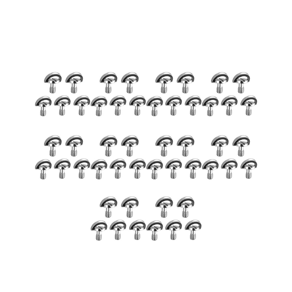 50 Pack 1/4Inch Quick Release Plate Mounting Screw D-Ring D Shaft Qr Adapter Mount For Dslr Camera Tripod Monopod 4853284721705