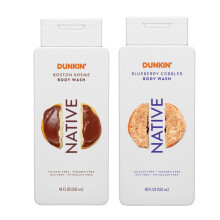 Native Body Wash Limited Edition Scents | Boston Kreme 18 oz Body Wash & Blueberry Cobbler 18 oz Body Wash (Boston Kreme & Blueberry Cobbler)
