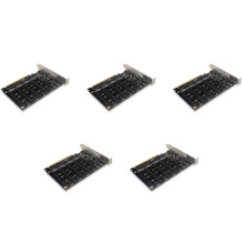 5X PH44 NVME 4-Disk Array Card PCIE Signal Split