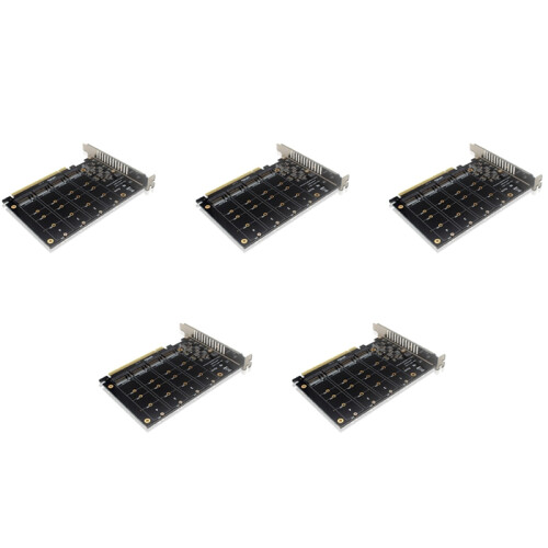 5X PH44 NVME 4-Disk Array Card PCIE Signal Split 1
