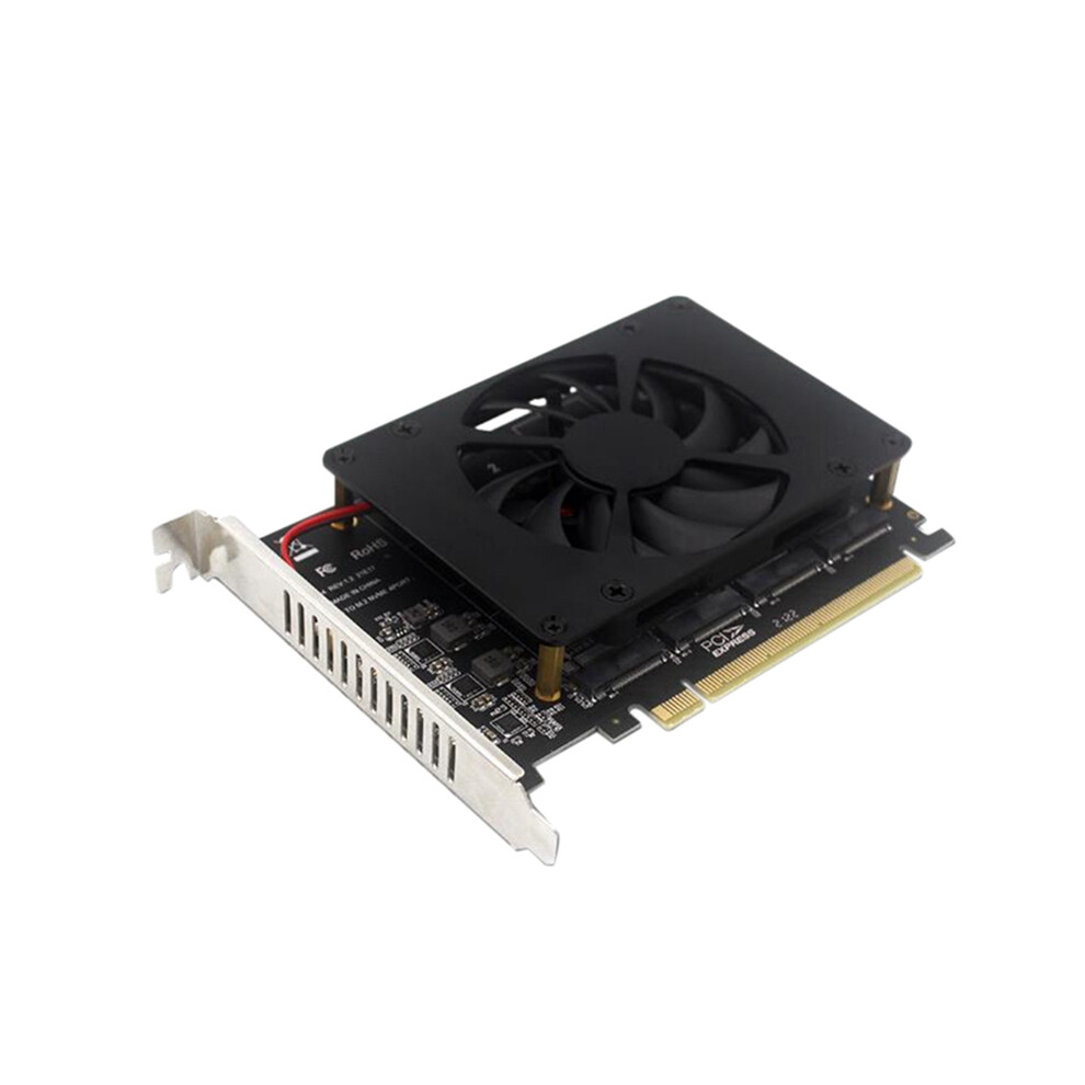 Pciex16 Nvme M2 Mkey Ssd Array Expansion Adapter Card Motherboard Pcie Split 4853284723860