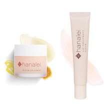 Hanalei Lip Care Products Set Duo - Sugar Lip Scrub & Kukui Oil Lip Treatment for Dry Cracked Chapped Lips - Exfoliate Hydrate & Moisturize fo
