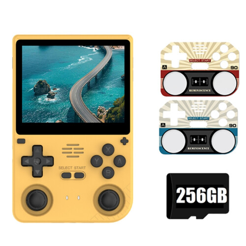 V20 Retro Video Handheld Game Console 256GB 3.5inch IPS HD Screen A133P Open Source Linux for SFC Simulators B 2