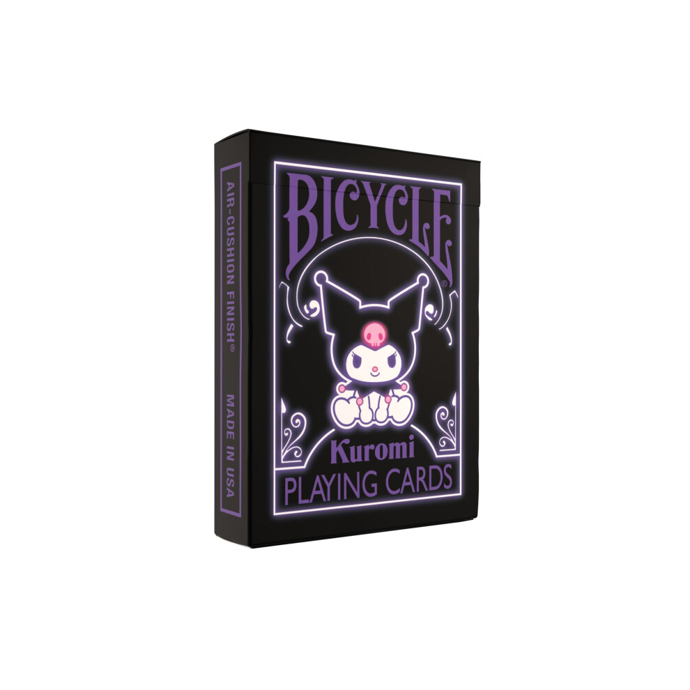 Photos - Board Game Bicycle Kuromi Sanrio Playing Cards Black Pink and Purple 1 Deck 10047734
