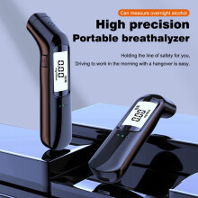 Professional Breathalyzer with High Accuracy Non-Contact Alcohol Tester Voice Alert and Color Indicators