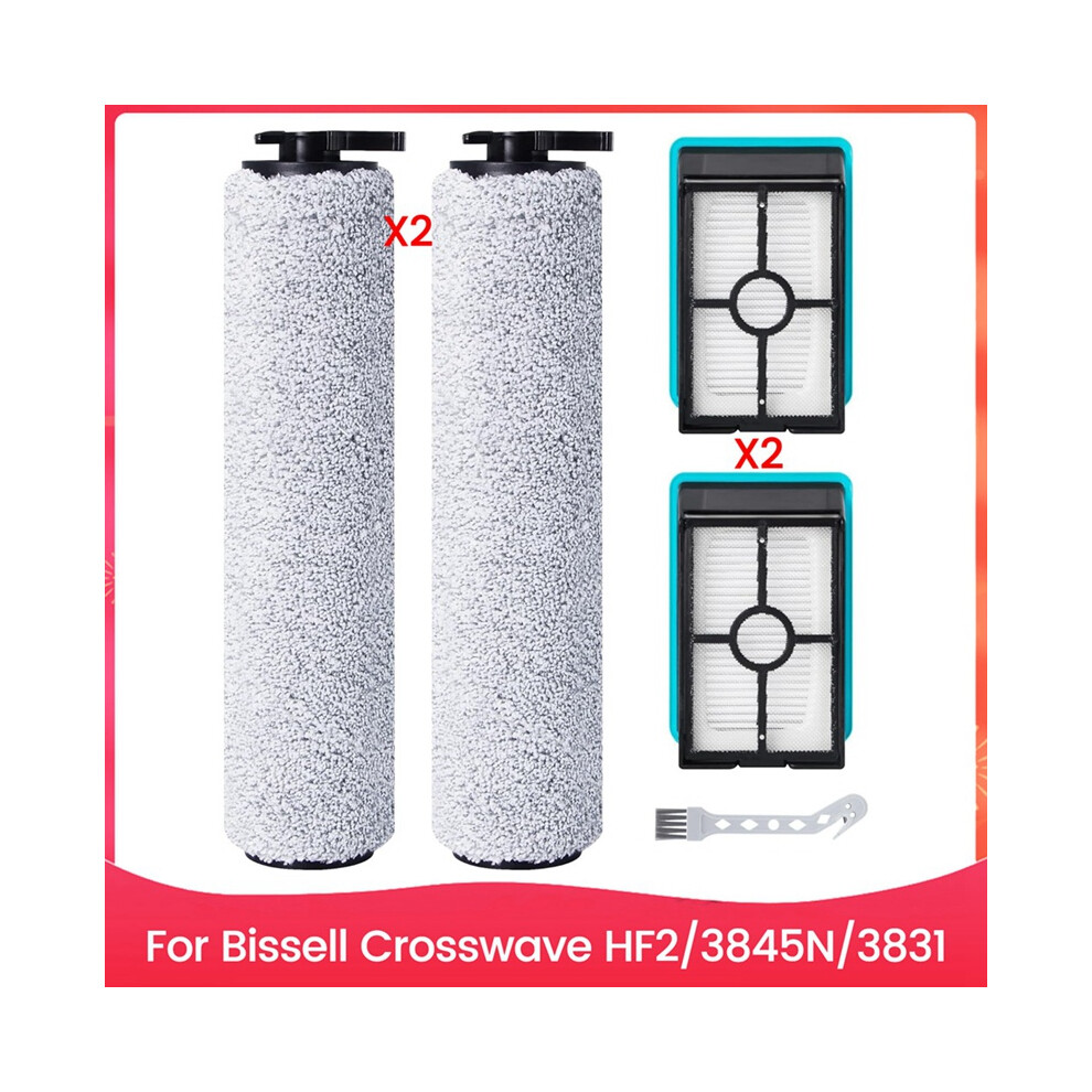 New Tlily For Crosswave Hf2/3845N/3831 Wet Dry Vacuum Cleaner Brush Rollers Hepa Filters Accessory Set