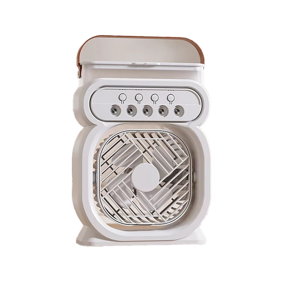 3 in 1 Fan AIr Conditioner Household Small Air Cooler LED Night Light Humidifier Adjustment Office White-image-OPC-PGDRFF2-NEW