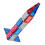 Createon Crayola Red White & Blue Pip Magnetic Fliser 27pc 4