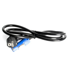 Powercon Plug 1.5M Black Stage Light Power Cable, 3-Core DMX512 LED Event Lighting Cord Aviation EU PLUG