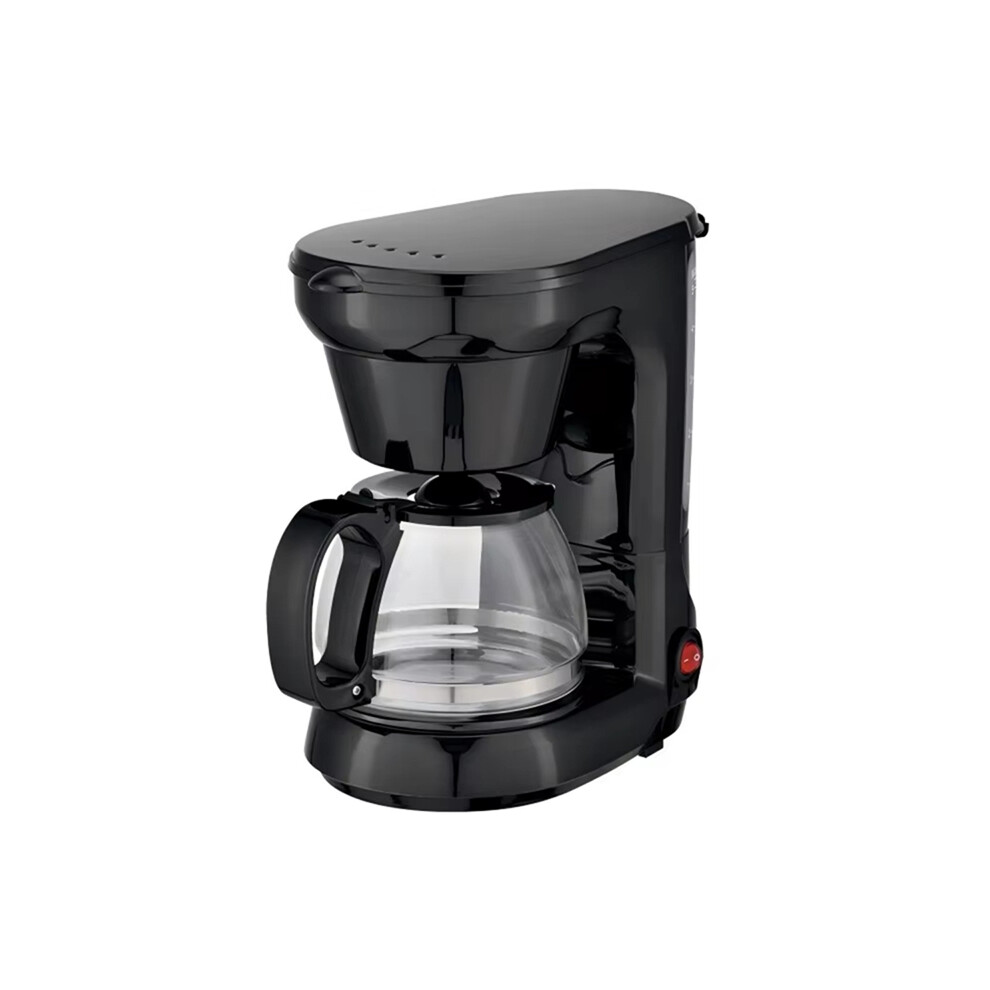 Electric Coffee Maker 750ml, 6-Cup Drip Machine with Anti-Drip Function, Borosilicate Glass Carafe EU Plug