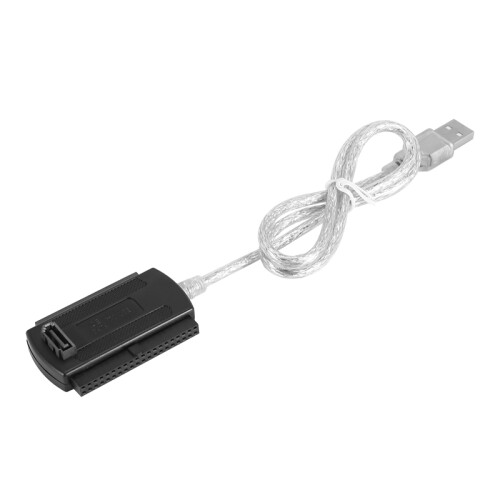 USB 2.03.52.5 IDE SATA Hard Disk Drive HDD Converter Cable Adapter Black 2