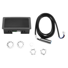 4 Digital LED Display Tachometer RPM Speed Meter High Precision with Hall Proximity Switch Sensor NPN