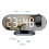 Mini 4K Clock Camera LED Digital Smart Alarm Projection Supports Remote Viewing Mobile Detection 5