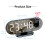 Mini 4K Clock Camera LED Digital Smart Alarm Projection Supports Remote Viewing Mobile Detection 7