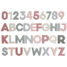 mushie schuimletters en cijfers badspeelset (origineel) | 26 stuks voor kinderen vanaf 3 jaar+ | Drijvend schuim voor kinderen en peuters