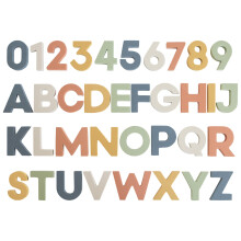mushie Foam Letters & Numbers Bath Play Set (Sol) | 26 darab 3 ves kortl | Lebego hab gyerekeknek s kisgyermekeknek