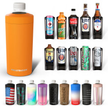 Frost Buddy Universal XL peut refroidir - convient a tous - pour 12 16 20 et 24 onces de bouteilles - en acier inoxydable a double paroi isolee (