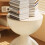 Bedside Table Home Sofa Side Storage Rack Movable Mini Coffee Creamy White 6
