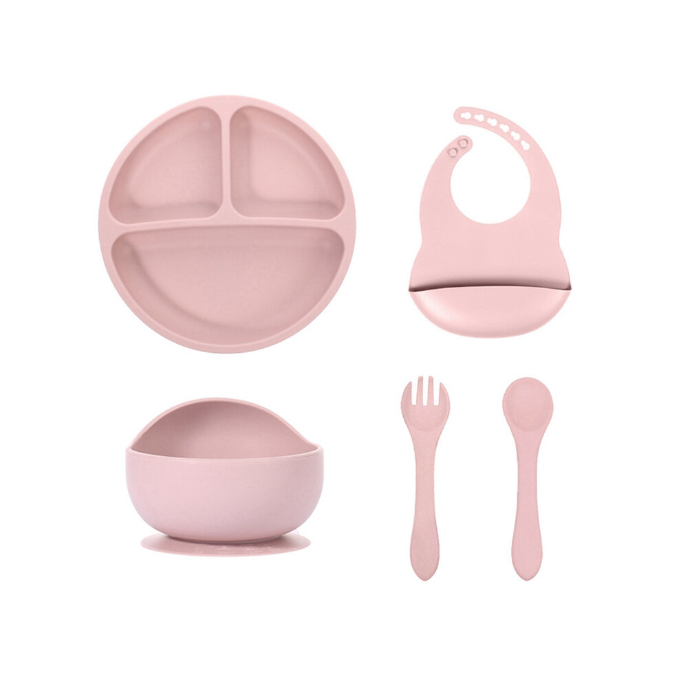 Baby Feeding Set, With Strong Suction, Silicone Tableware, Used To Hold Solid Food. Tlily