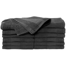 ForPro Premium Bleach Tough szalontrlkzok Cool Grey, 100% pamut fehrto-ll trlkzok foltll 16W x 27L 12-szm