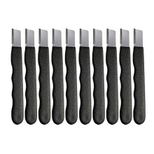 Portable Diamond-Grit Sharpener for Garden Tools – 10-Pack, 4.7 in, Pocket-Sized Multi-Tool Blade Sharpening (Black)