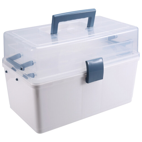 Portable Multifunctional Tool Box Hardware Storage Large Capacity Electrician Maintenance Toolbox Sorting 1