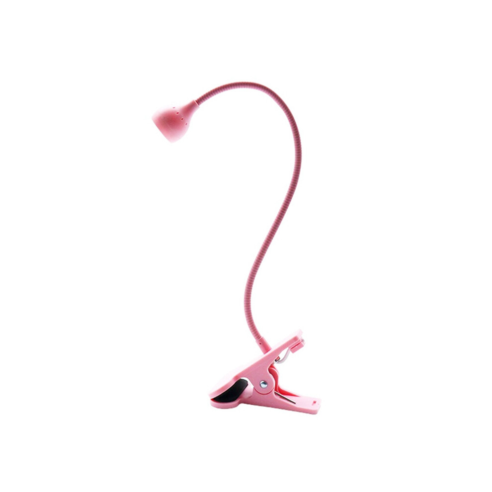 Tlily Pink 3W Led Nail Lamp Uv Gel Polish Curing Flexible Gooseneck Usb Powered Portable