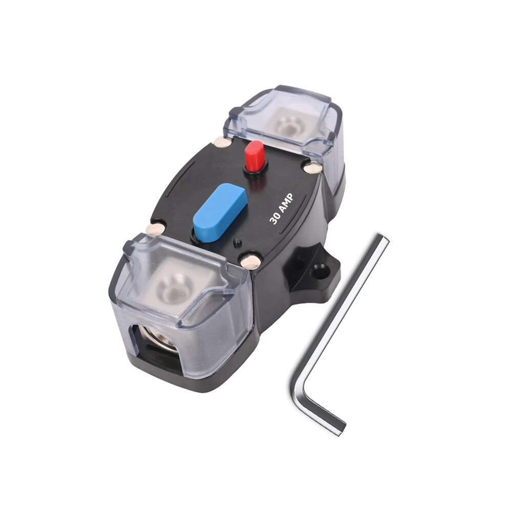 30 Amp Circuit Breaker Resettable High With Manual Reset Button, Automatic 4853284749990