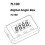 TL100 Horizontal Angle Meter Protractor Pitch Gauge Digital Box High-Precision Electronic Inclinometer Model 4