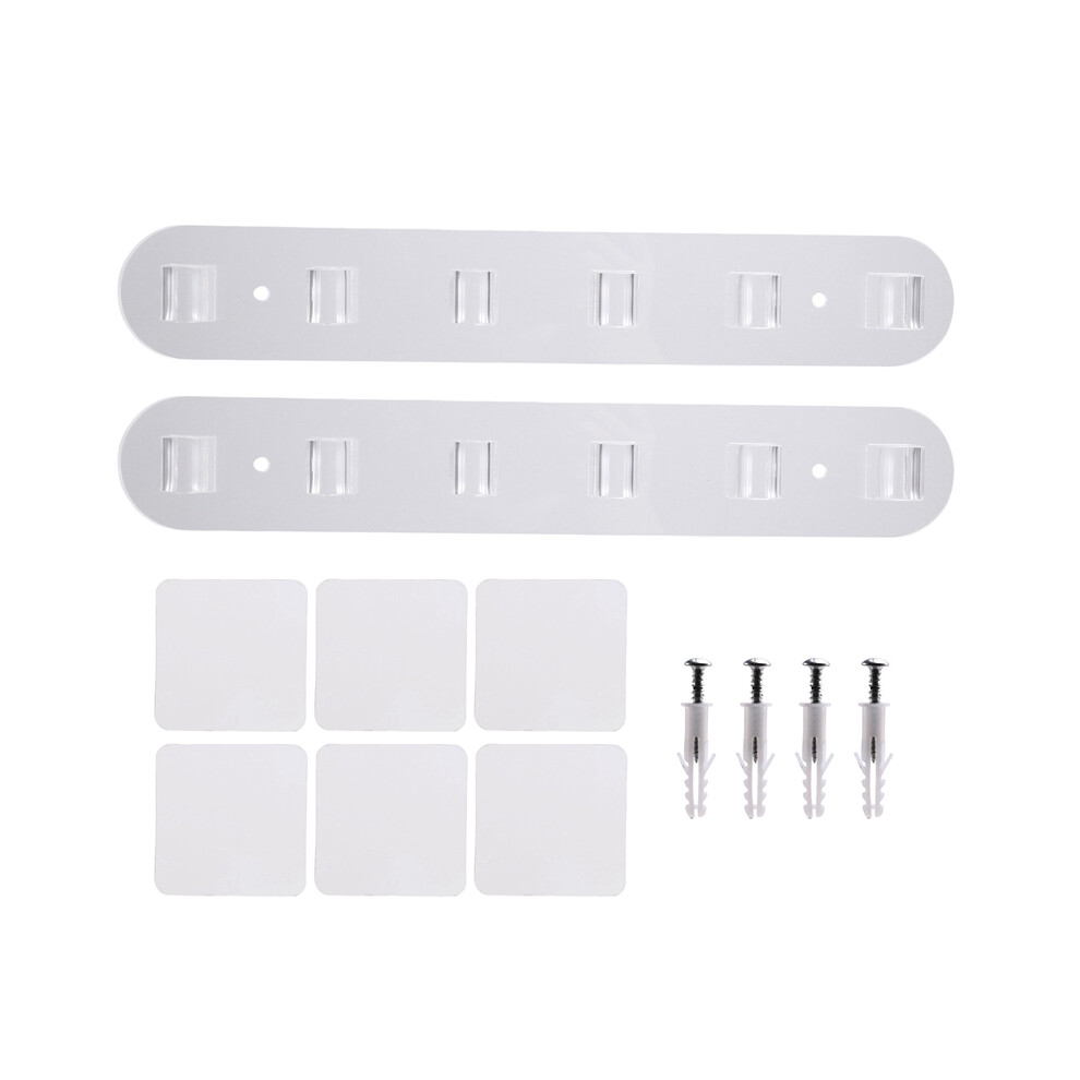 Tlily Wall Glasses Holder 2 Pack,Sunglass Organizer,Acrylic Sunglasses Display,Sunglasses Rack ,Eyeglass Stand 6 Slots