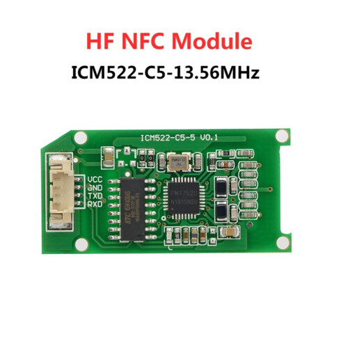 RFID Reader Mini Embedded HF NFC Module RF Antenna Integration 13.56MHz ICM522-C5-5 Read/Write 1