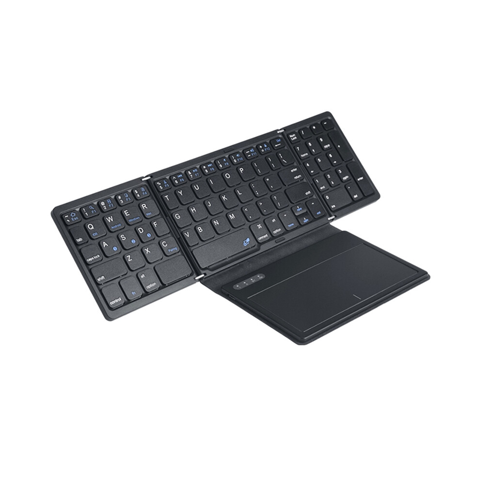 Foldable Bluetooth Keyboard With Touchpad Pocket Folding For Laptop Tablet Wireless Rechargeable 4851161917906