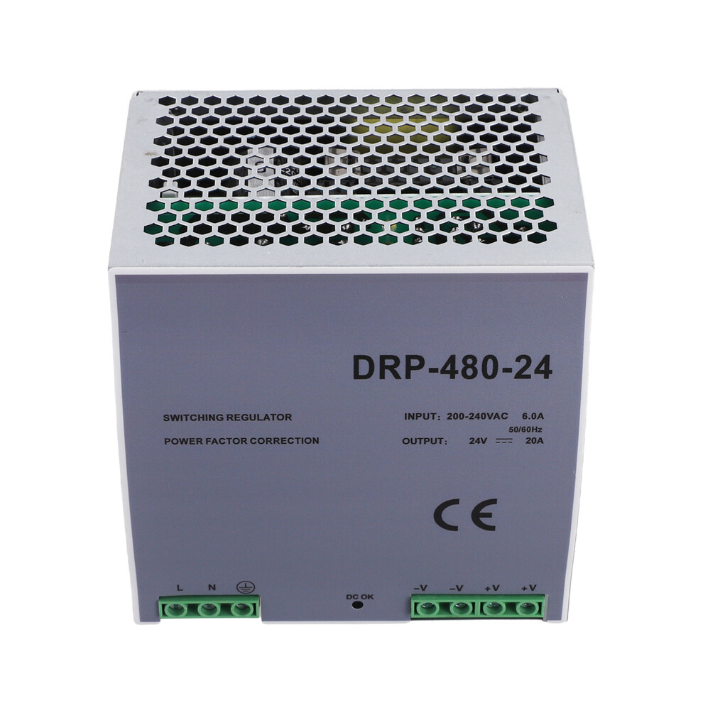 480 24V 480W Din Rail Power Supply Ac-Dc Driver Voltage Regulator Suply 100V-240V 4853284753102