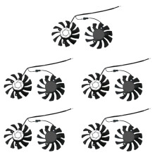 HA8010H12F-Z 75MM 2Pin GTX1050Ti GPU Cooler DUAL Fan for GTX 1050Ti GTX-1050-Ti-4GT-OC(10Pcs)