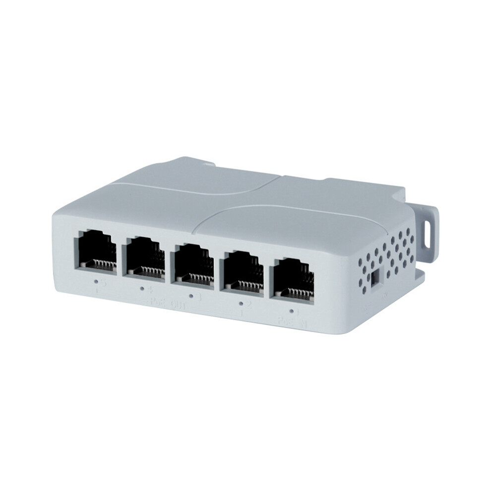 5 Port 10/100Mbps Poe Extender 1 In 4 Out Network Switch Repeater Support Ieee802.3af/At/Bt For Poe Nvr Ipc 1Pcs 4851161922252