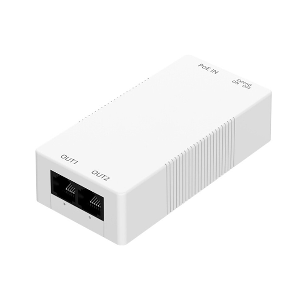 2 Port Gigabit Poe Repeater 100/1000M 1 To Poe Extender With Ieee802.3af/At Plugandplay 48V For Surveillance Camera Ap 4851161922818