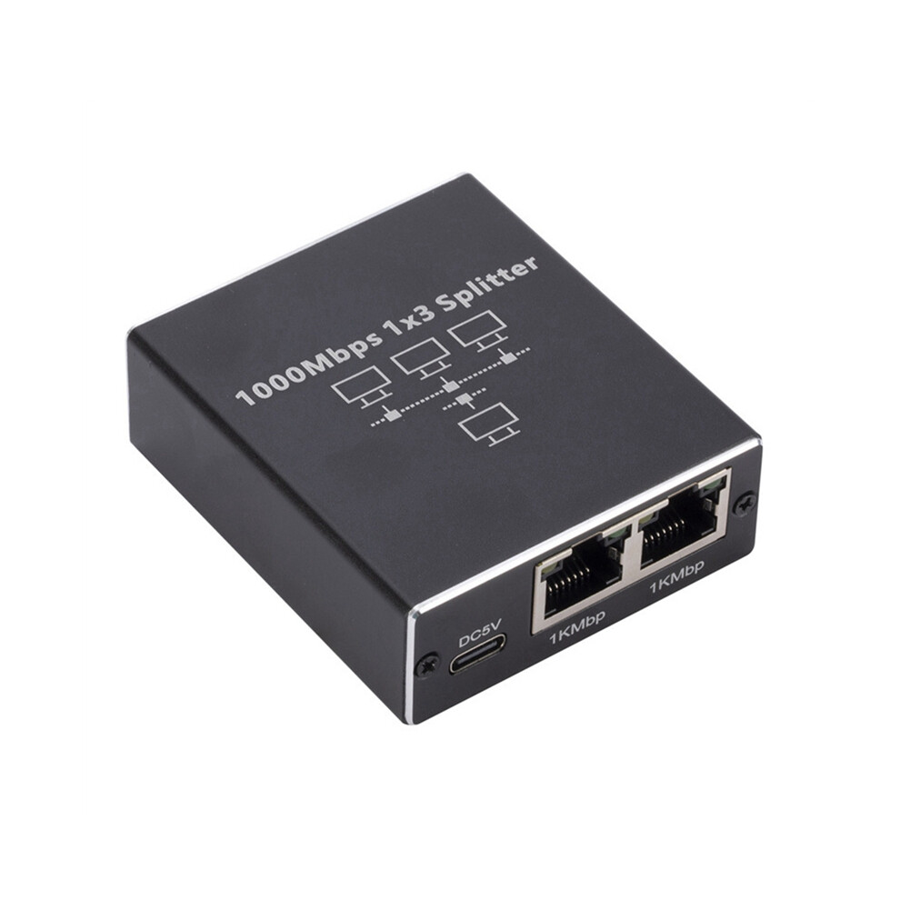 1000Mbps 1 To 3 Gigabit Ethernet Adapter Rj45 Splitter Lan Connector Internet Lan For Pc Tv 4851161924058
