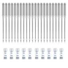 100PCS Sewing Machine Needles Regular Point Needle for Singer , Assorted Size 65/9, 75/11, 90/14, 100/16, 110/18