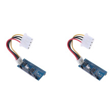 2X IDE to SATA Adapter HDD 3.5 Hard Disk Converter PATA 40Pin 22Pin Drive Connector