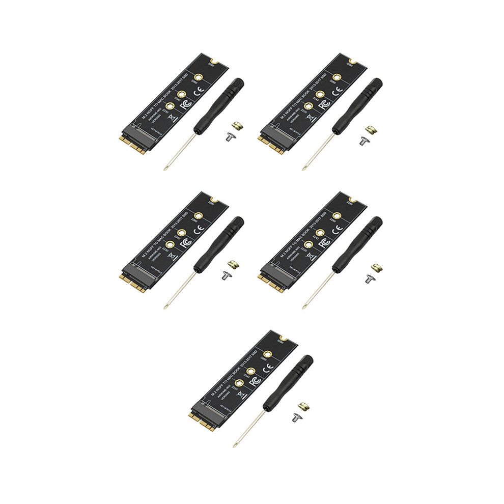 5X M.2 Nvme Ssd Convert Adapter Card For Air Pro Retina 2013-2017 Nvme/Ahci Kit A1465 A1466 A1398 A1502 4851161926687