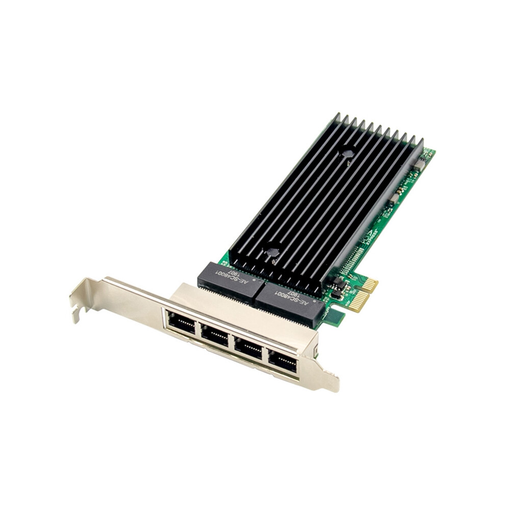 Pci-E 4 Port Rj45 Server 1X Pcie X1 82576 Chip 10/100/1000Mbps Lan Quad Gigabit Network Card 4851161927387