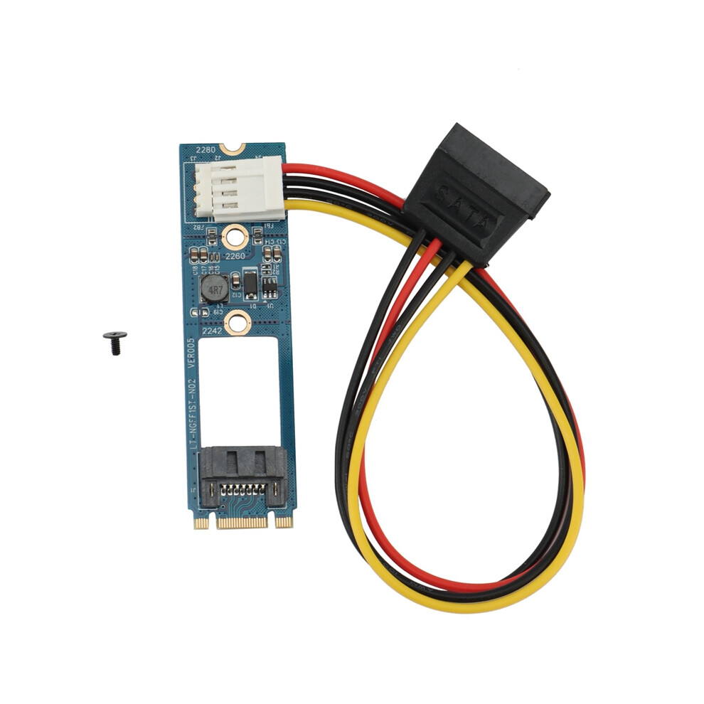 M.2 Ngff Sata To 7 Pin Sata3 Card 7Pin Sata3.0 Ssd Adapter Converter For 2242 2260 2280 Ssd, B 4851161928179