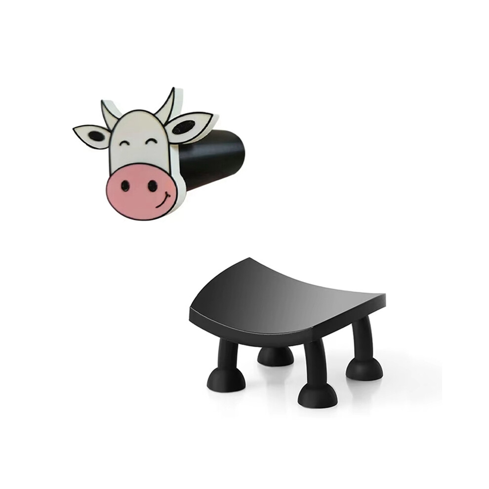 Cute Cow Shape Toilet Paper Holder Freestanding Storage Roll Animal Decoration-image-OPC-PGDRQPP-NEW