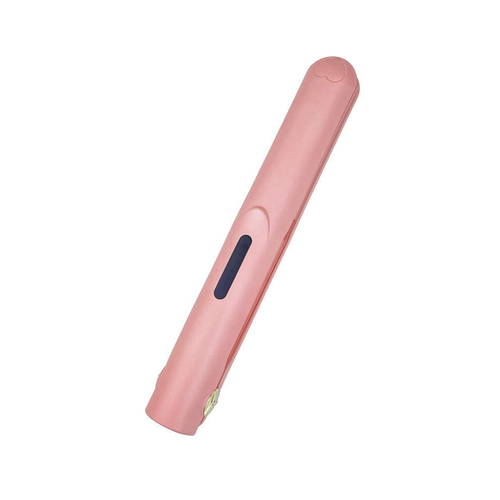 Mini Wireless USB Hair Straightener & Curler – Portable Dual-Purpose Clamp for Bangs, Cordless USB-Charging