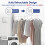 Retractable Clothesline ,14Ft Heavy Duty Clothes Drying Laundry Line, Wall Mounted White 4