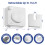 Retractable Clothesline ,14Ft Heavy Duty Clothes Drying Laundry Line, Wall Mounted White 6